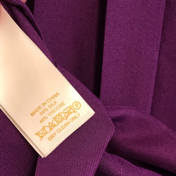 Kate Spade Tie Back Blouse, Purple, M - Picture 6 of 7